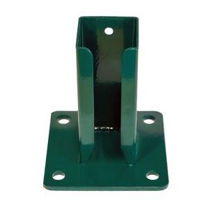 Base con acople para tubo rectangular 60x40