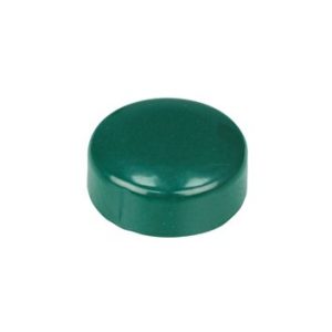 Tapa metálica redonda verde